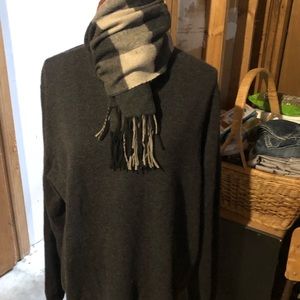 Mens Cashmire Sweater and Scarf